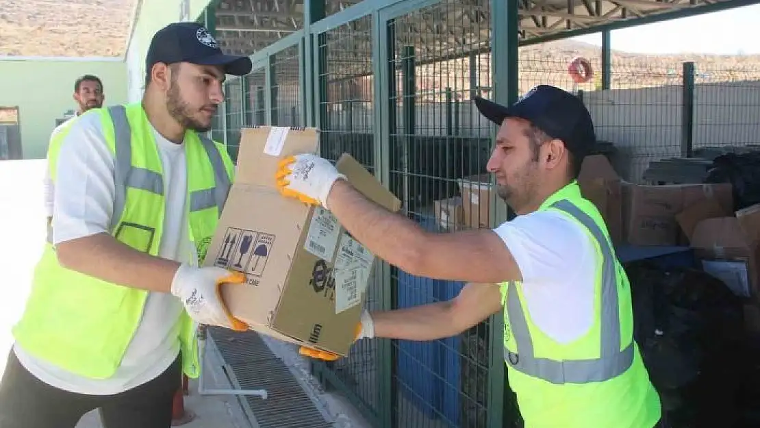 'Elazığ´da 25 ton atık dönüştürülerek ekonomiye kazandırıldı'