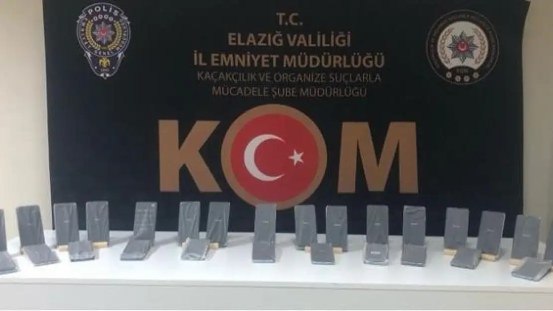 'Elazığ´da 27 adet gümrük kaçağı cep telefonu ele geçirildi'