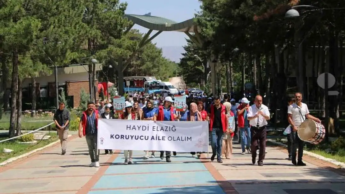 'Elazığ´da 30 Haziran Koruyucu Aile Günü yürüyüşü düzenlendi'