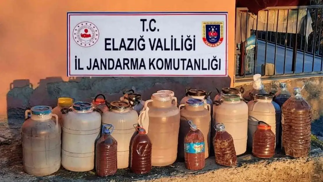 'Elazığ´da 395 litre sahte içki ele geçirildi'