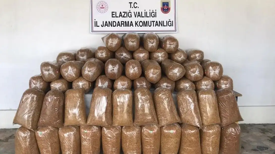 'Elazığ´da 426 kilogram kaçak tütün ele geçirildi'