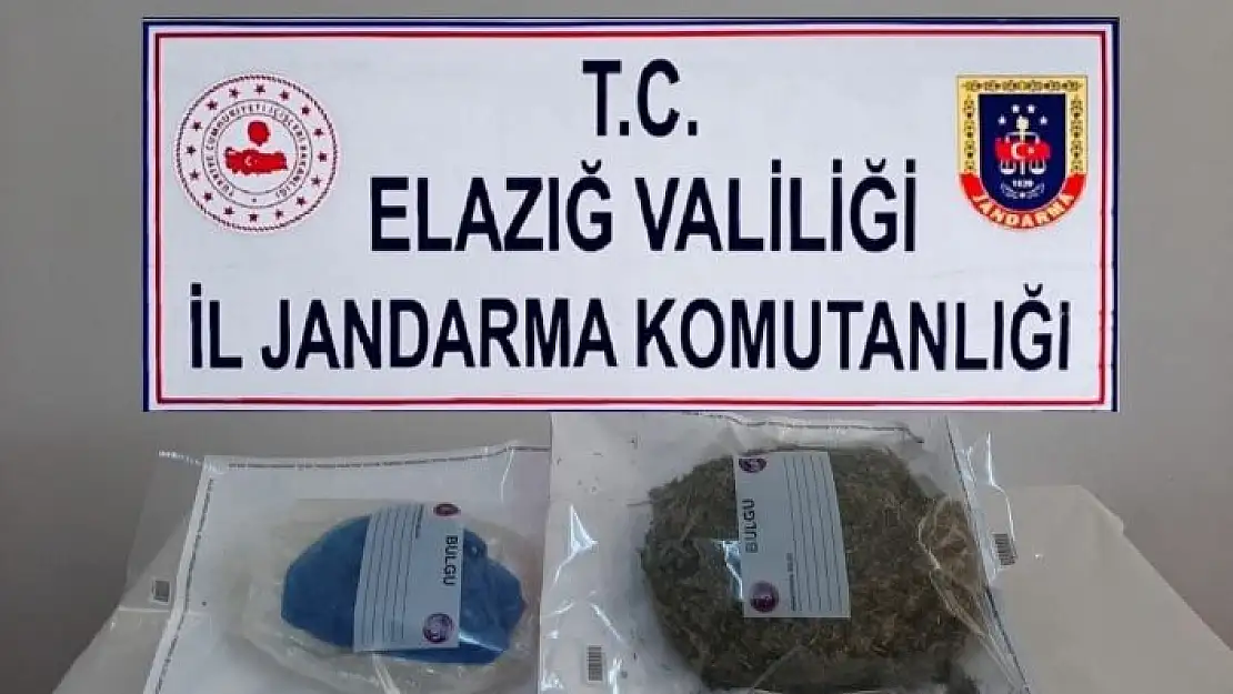 'Elazığ´da araca zulalanmış vaziyette 1 buçuk kilo esrar ele geçirildi'