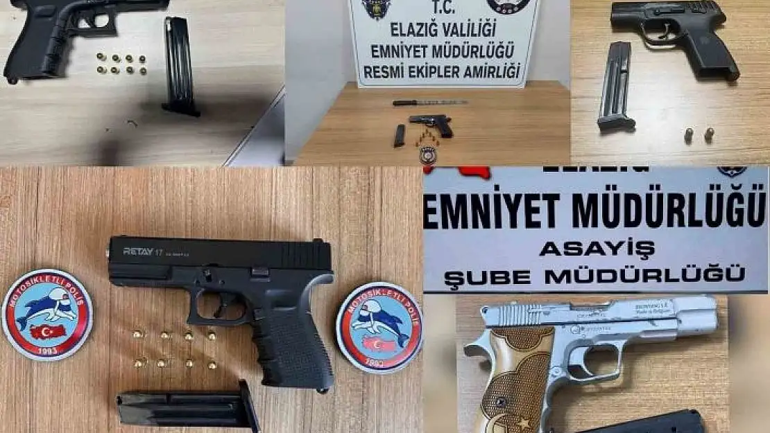 'Elazığ´da aranan 9 şüpheli yakalandı'