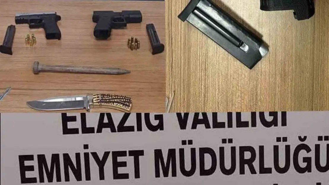 'Elazığ´da aranan 9 şüpheli yakalandı'