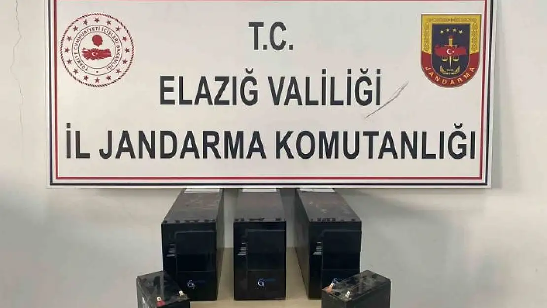 'Elazığ´da asansörlerin güç kaynağını çalan zanlı yakalandı'