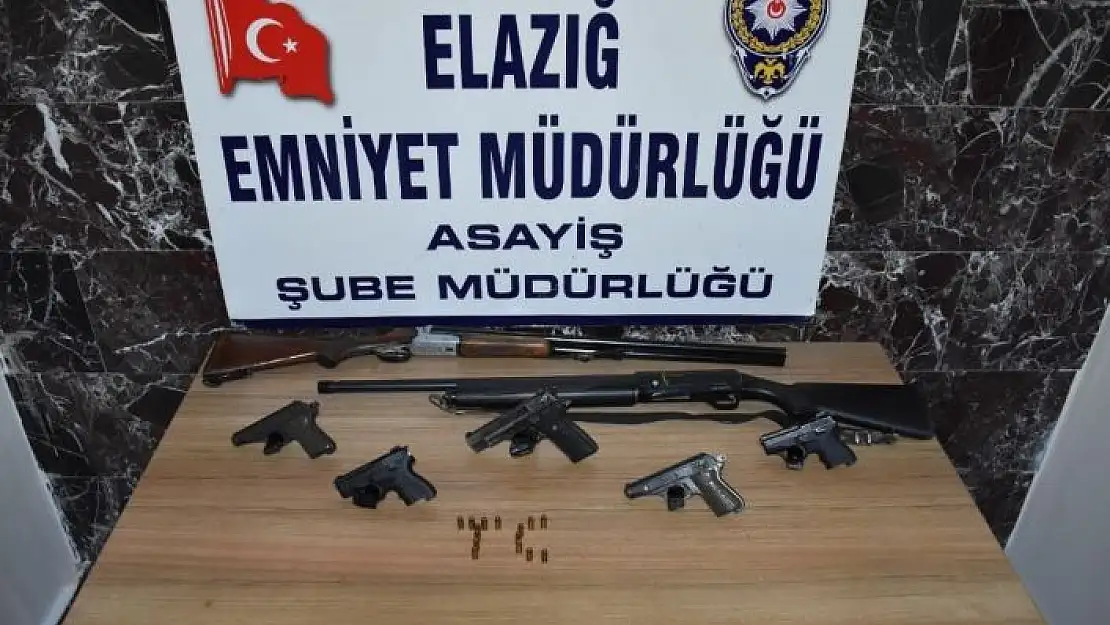 'Elazığ´da asayiş uygulamaları: 7 tutuklama'