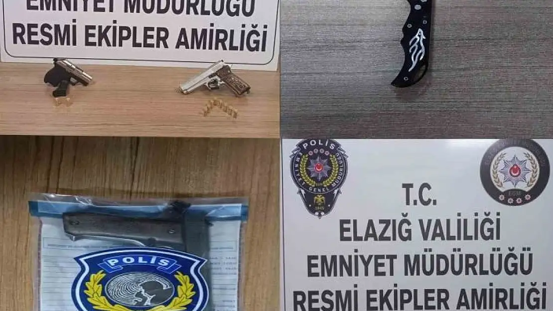 'Elazığ´da asayiş uygulaması: 32 şahıs hakkında işlem yapıldı'