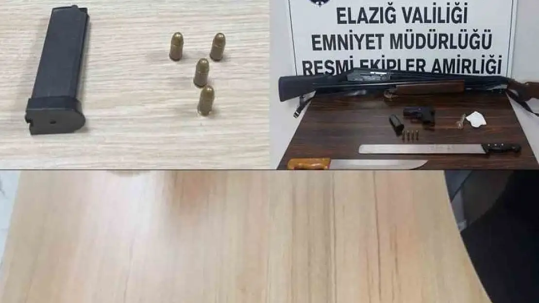 'Elazığ´da asayiş uygulaması: 4 tutuklama'