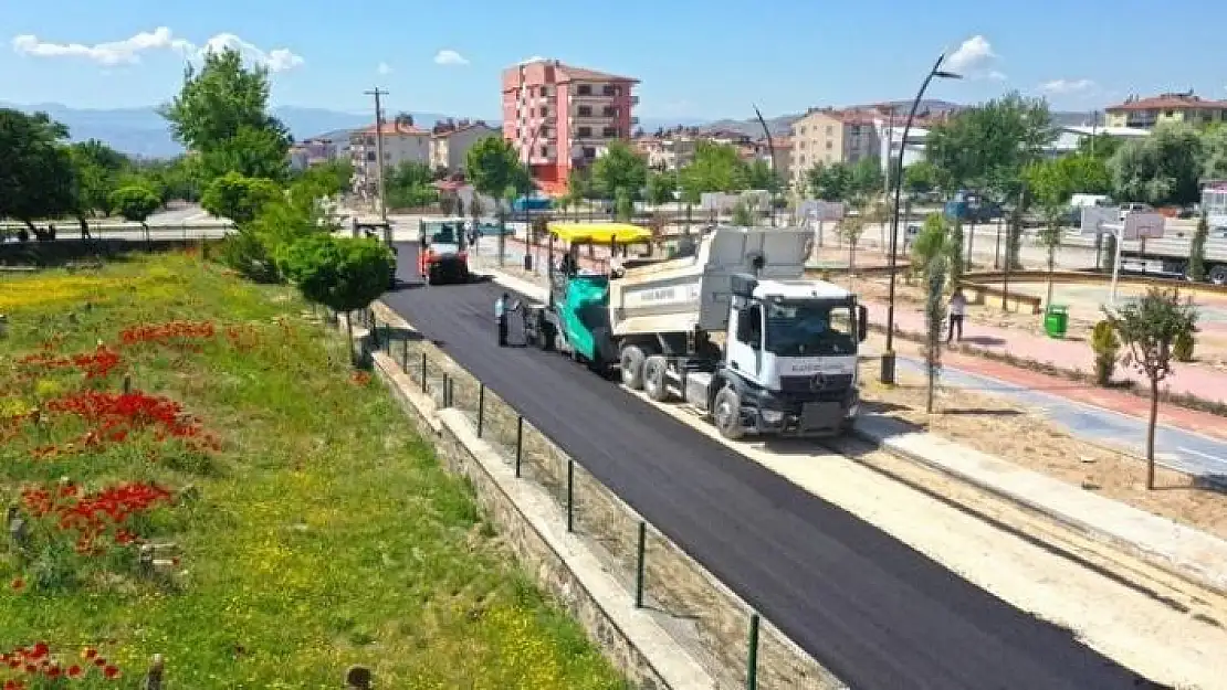 'Elazığ´da asfaltlama çalışmaları sürüyor'