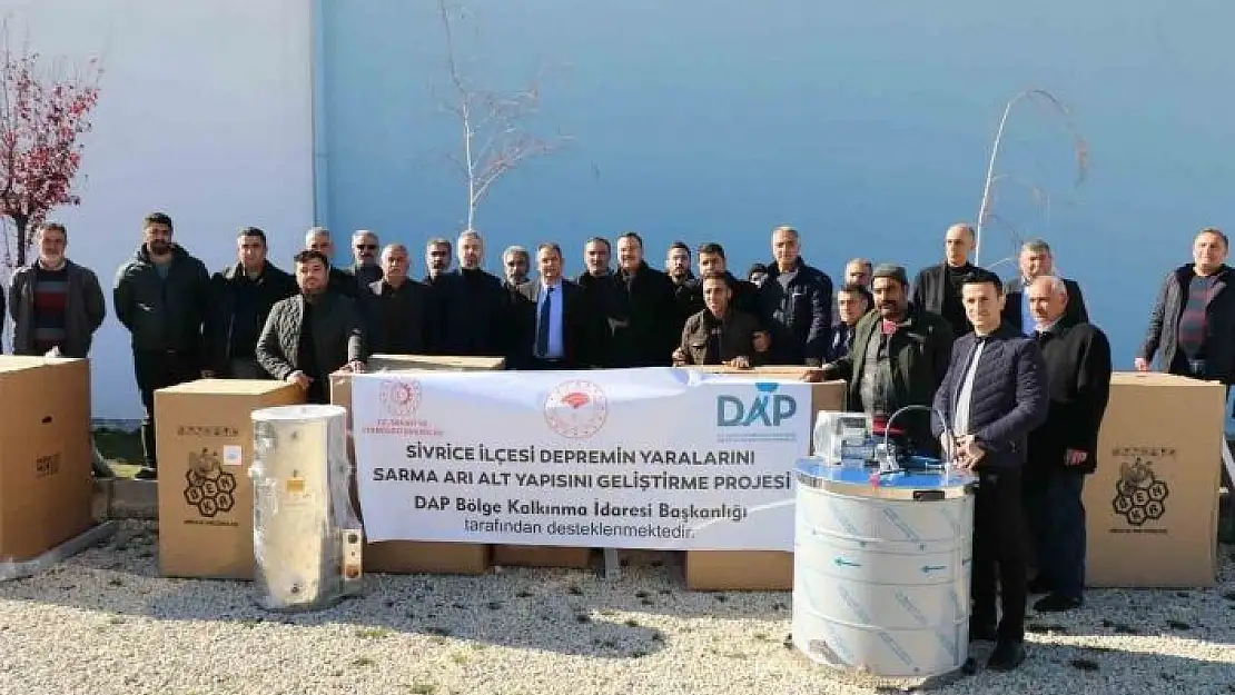 'Elazığ´da bal süzme makinesi dağıtım programı düzenlendi'