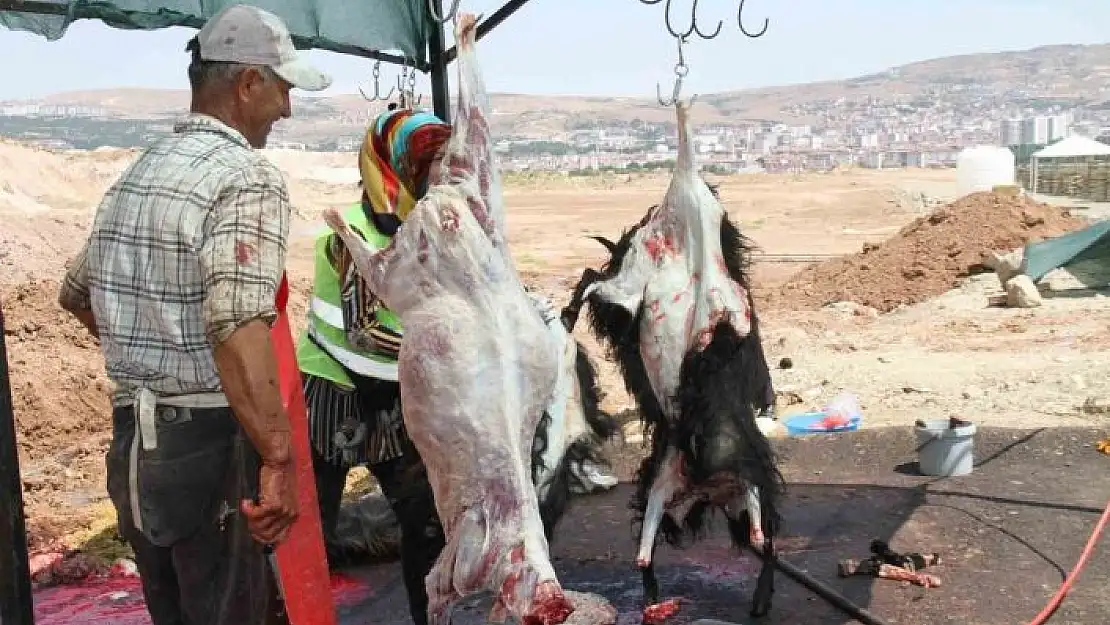 'Elazığ´da bayramın üçüncü gününde kurban kesimleri devam etti'