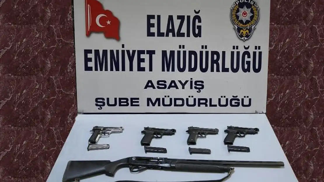 'Elazığ´da bir haftada 16 şüpheli tutuklandı'