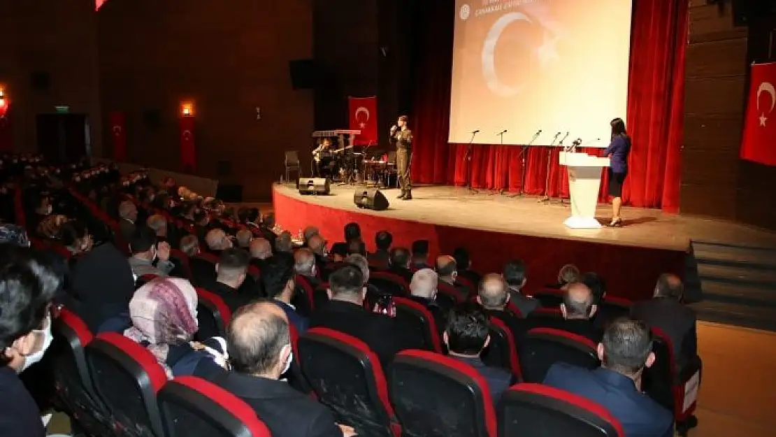 'Elazığ´da Çanakkale Zaferi´nin 107. yıl dönümünde şehitler anıldı'