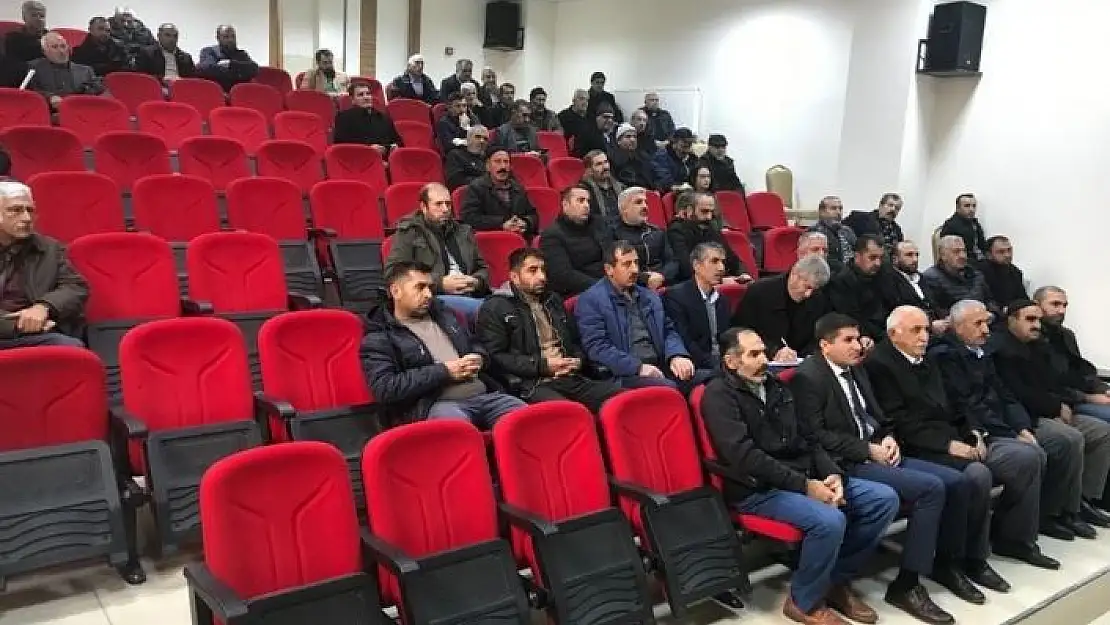 'Elazığ´da çiftçilere yönelik bilgilendirme toplantısı'