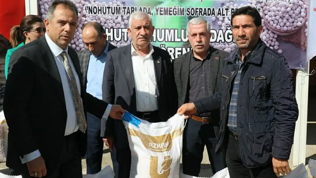 'Elazığ´da çiftçilere yüzde 75 hibeli nohut tohumu dağıtımı yapıldı'