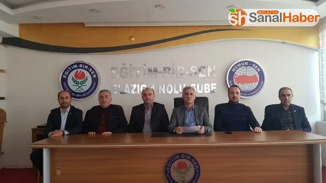 Elazığ'da Eğitim Bir-Sen'den yarı yılı değerlendirmesi