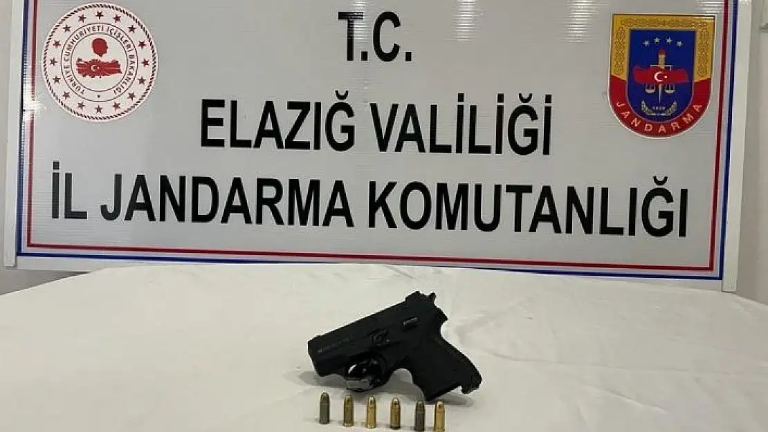 'Elazığ´da gerçek silaha dönüştürülen tabanca yakalandı'