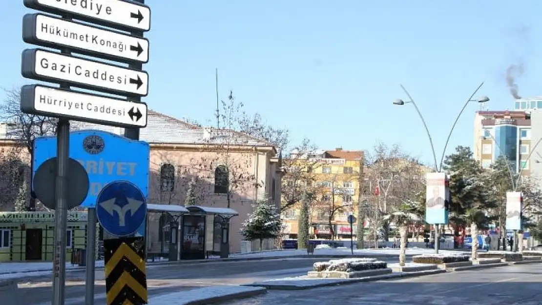 'Elazığ´da hafta sonu kısıtlama sessizliği'