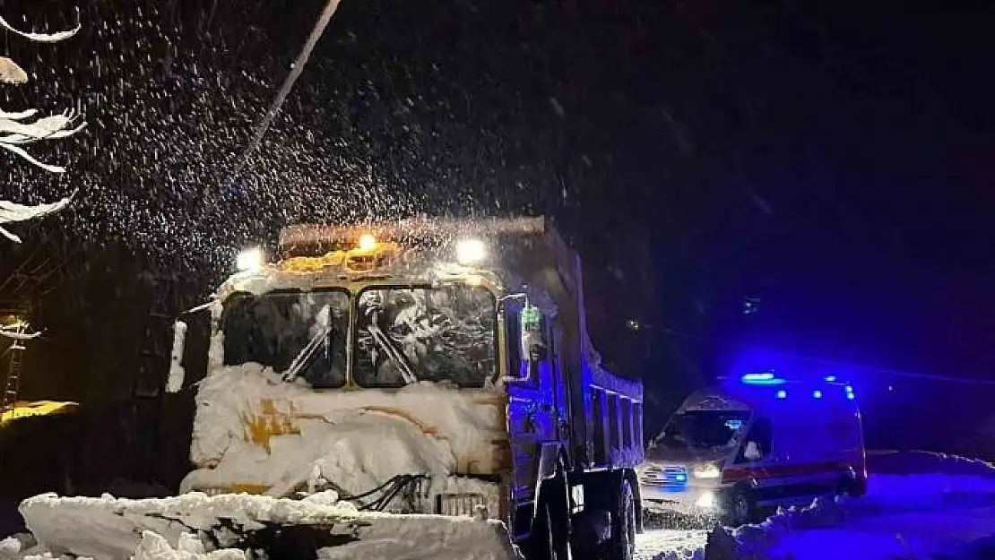 'Elazığ´da hasta vatandaş için ekipler seferber oldu'