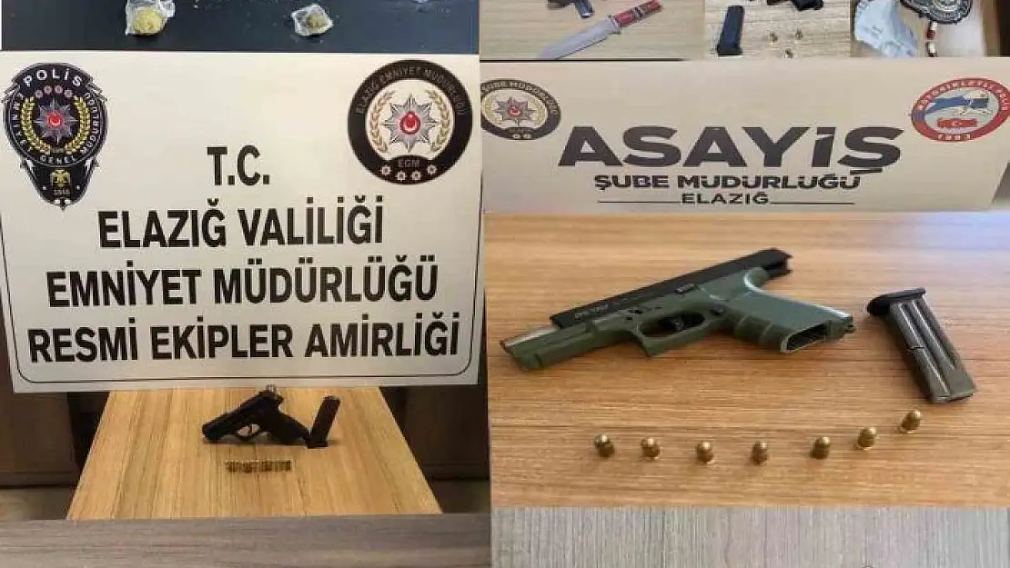 'Elazığ´da huzur ve güven uygulaması: 2 bin 314 şahıs denetlendi'