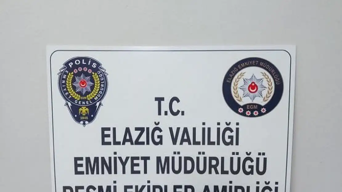 'Elazığ´da huzur ve güven uygulaması: 2 bin 924 şahıs denetlendi'