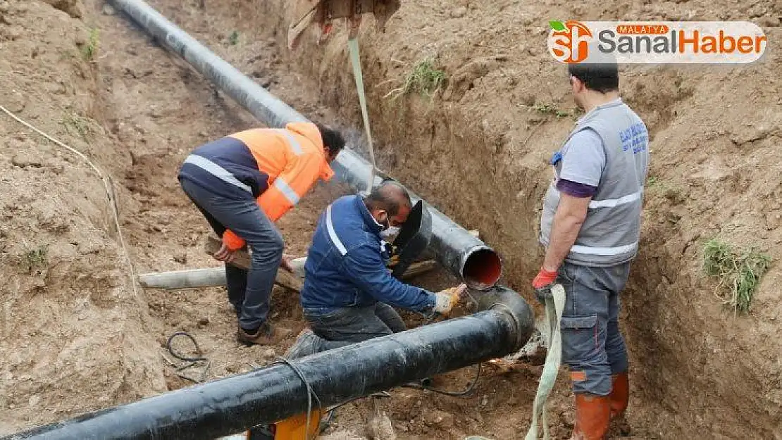 Elazığ'da içme suyu ana terfi hattı yenileneme çalışması