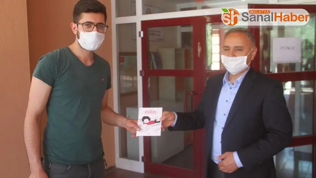 Elazığ'da ilkokul öğrencilerine okuma kitabı