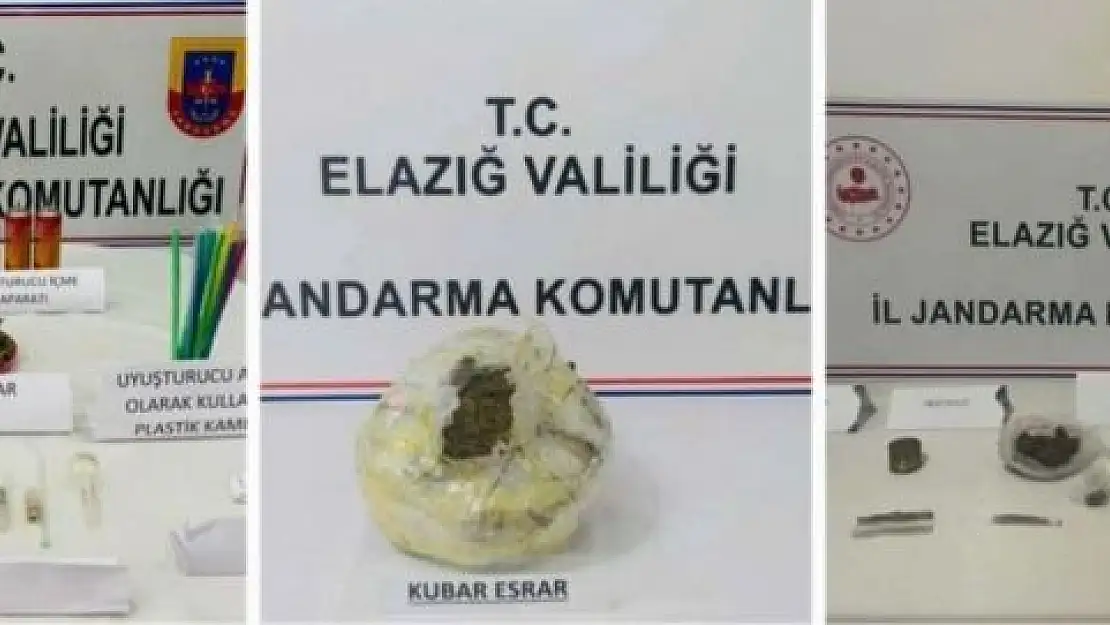 'Elazığda jandarma uyuşturucuya geçit vermiyor'