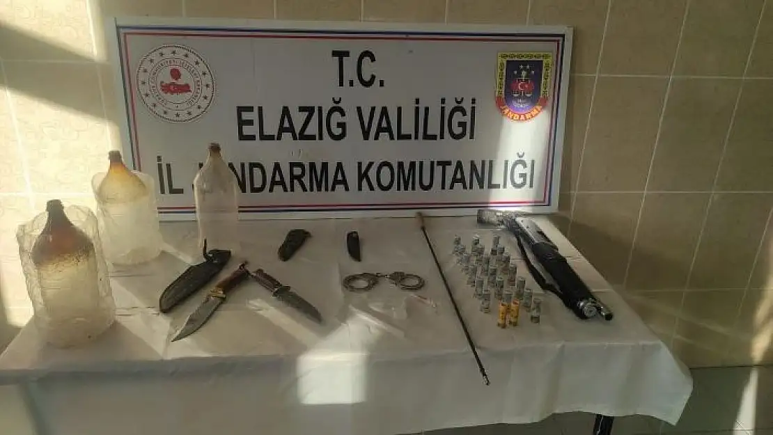 'Elazığ´da jandarmadan ruhsatsız silah operasyonu: 1 kişi gözaltına alındı'