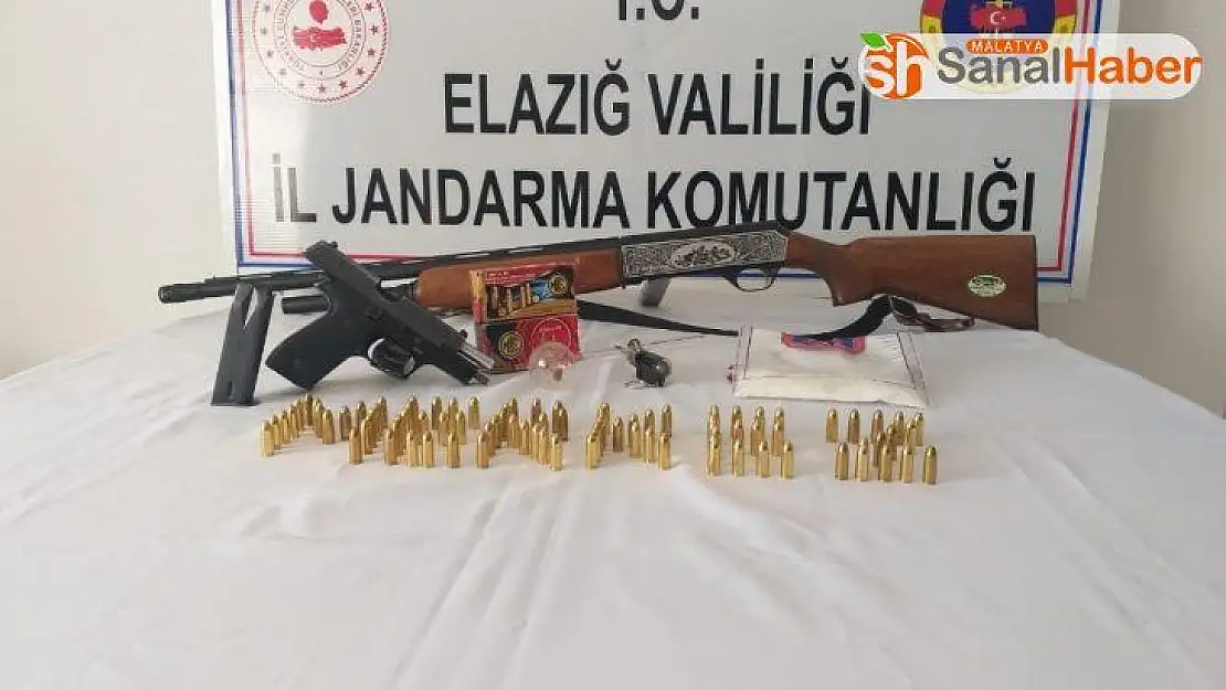 Elazığ'da jandarmadan uyuşturucu ve silah operasyonu