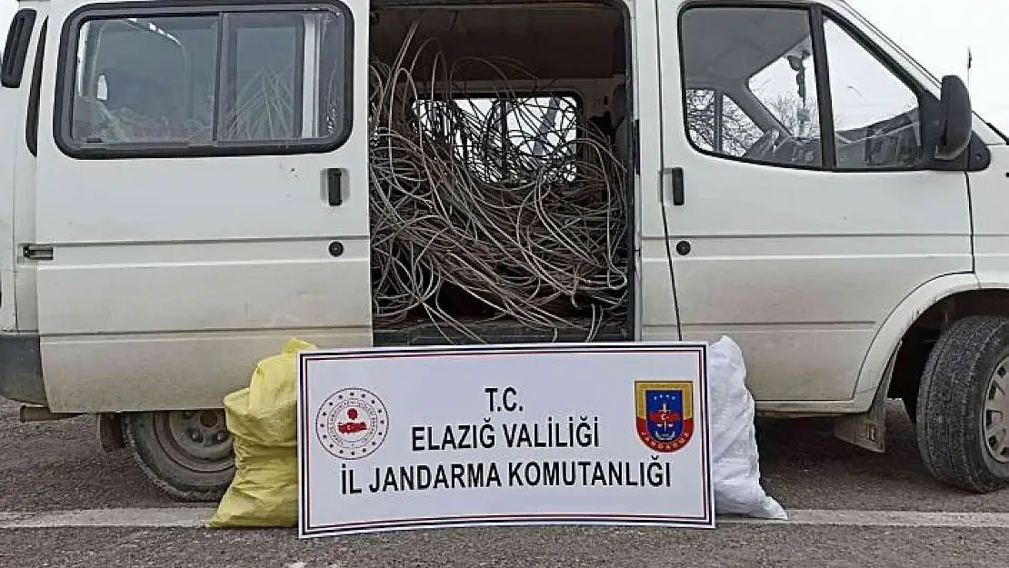 'Elazığ´da kablo hırsızı yakalandı'