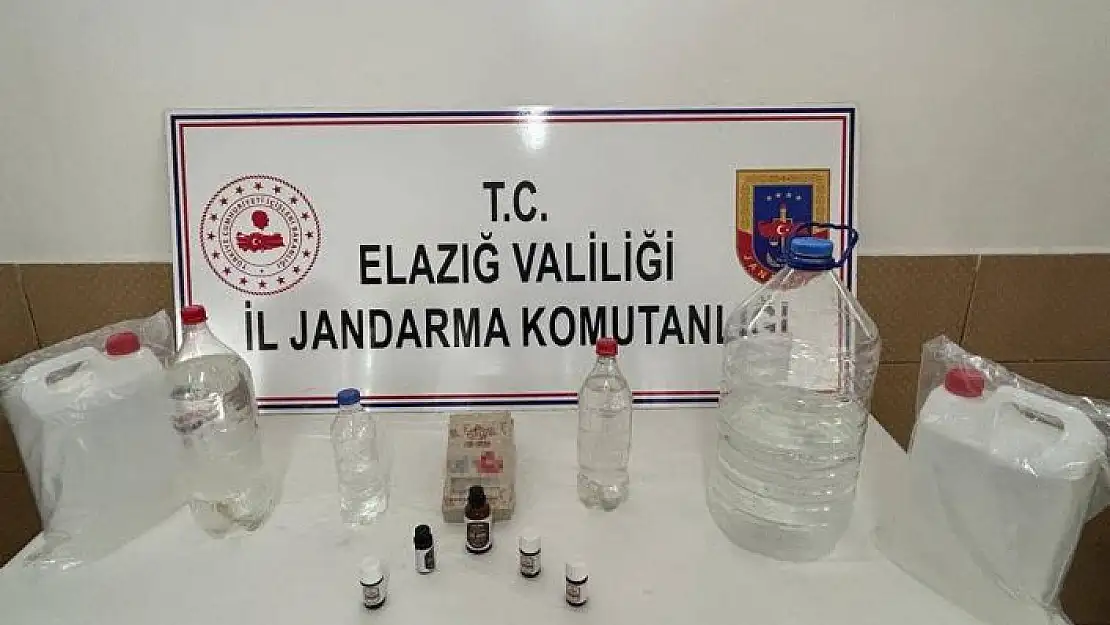 'Elazığ´da kaçak içki operasyonu'