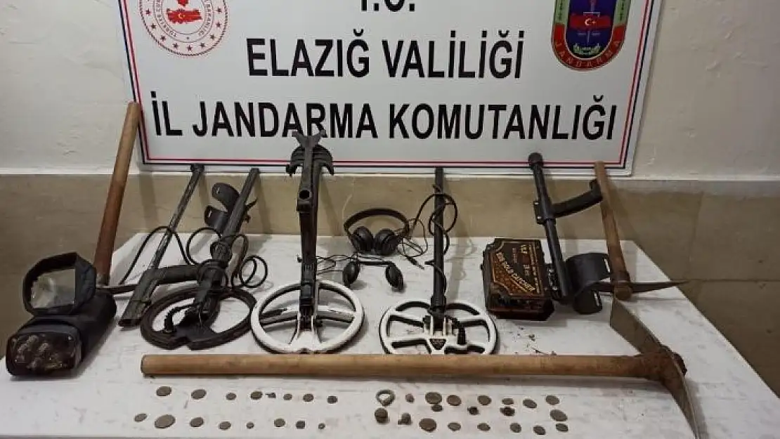 'Elazığ´da kaçak kazı operasyonu: 4 gözaltı'