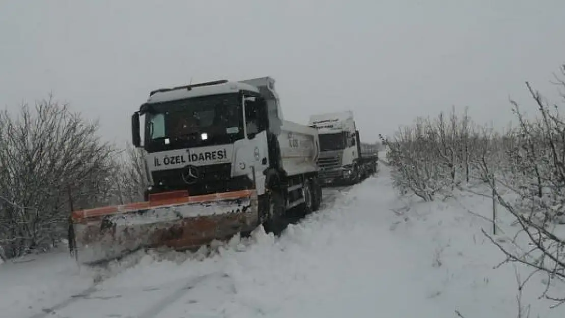 'Elazığ´da  kapalı köy yolu kalmadı'