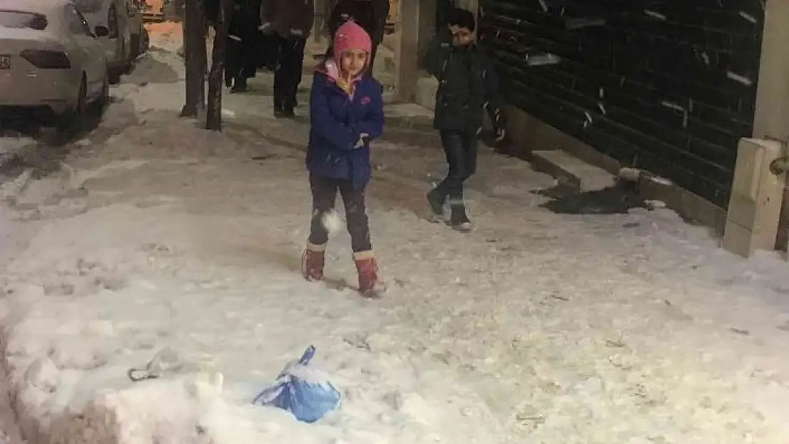 'Elazığ´da kar etkisini tekrar gösterdi'