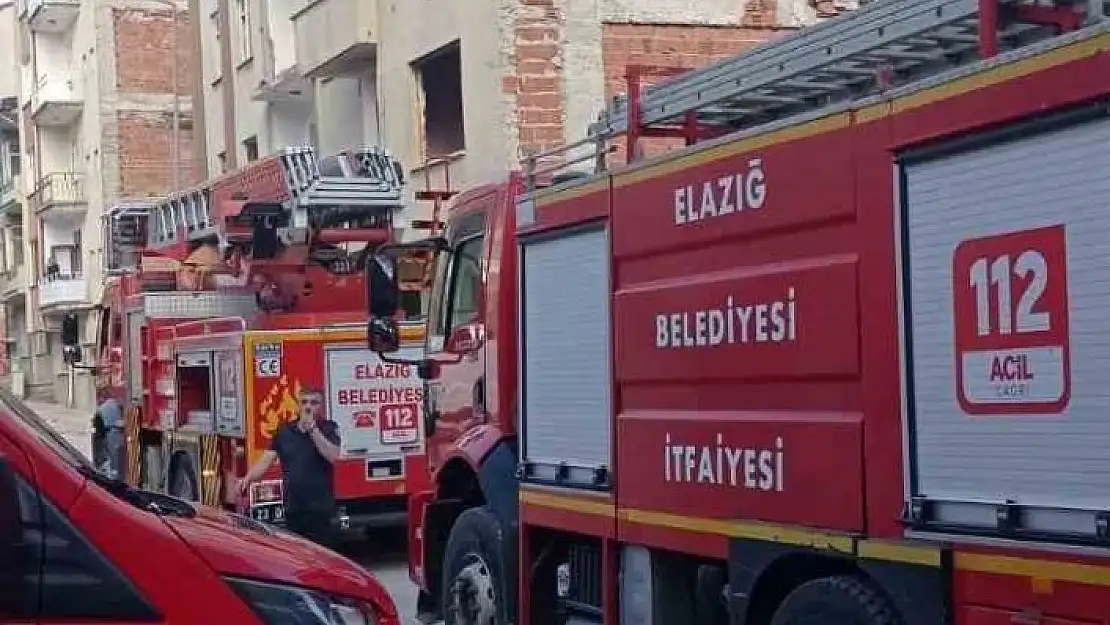 'Elazığ´da korkutan yangın'