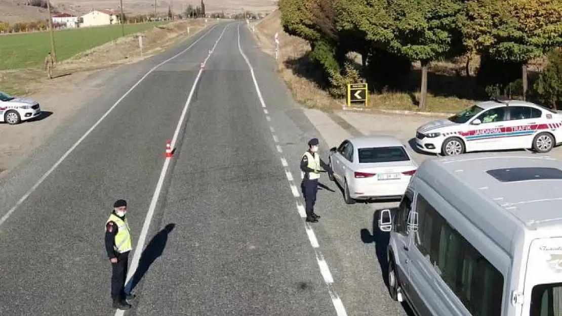 'Elazığ´da kural ihlali yapan sürücüler, drone ile tespit edilip ceza kesildi'