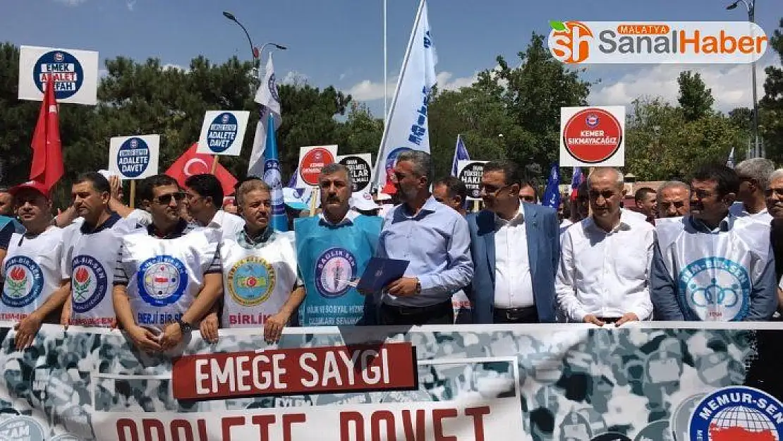 Elazığ'da Memur-Sen'den 'Emeğe Saygı Adalete Davet' çağrısı
