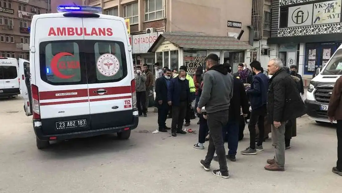 'Elazığ´da minibüsün çarptığı yaya yaralandı'