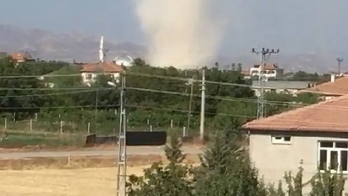 'Elazığ´da oluşan hortum korkuttu'
