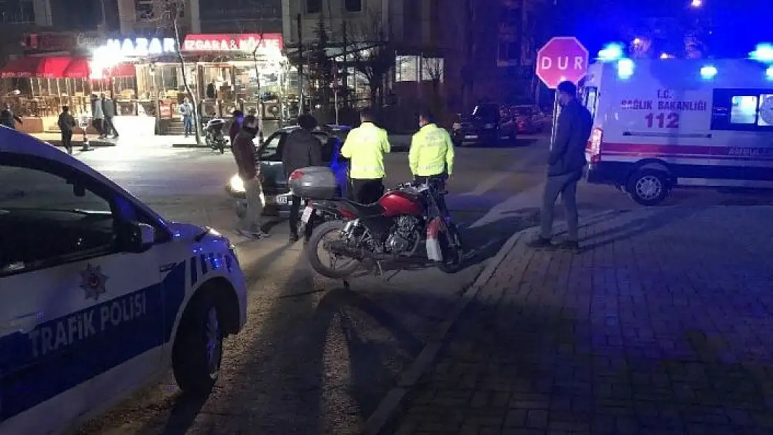 'Elazığ´da otomobil ile motosiklet çarpıştı: 1 yaralı'