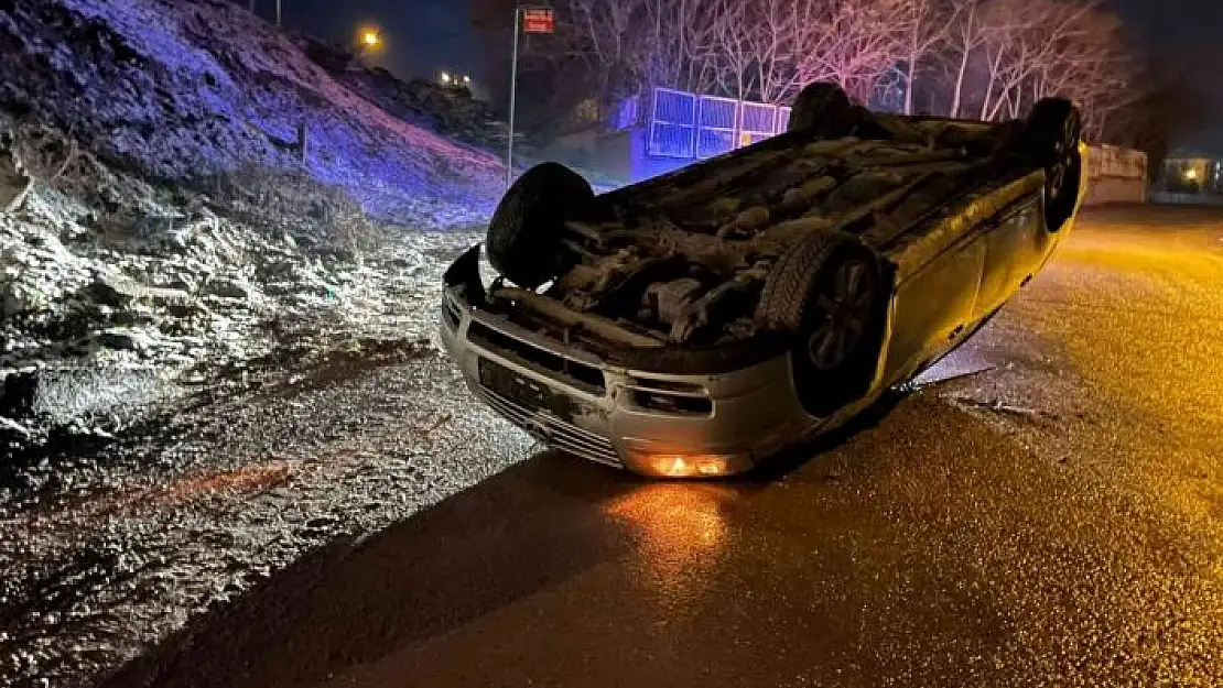 'Elazığ´da otomobil şarampole uçtu: 1 ölü, 3 yaralı'