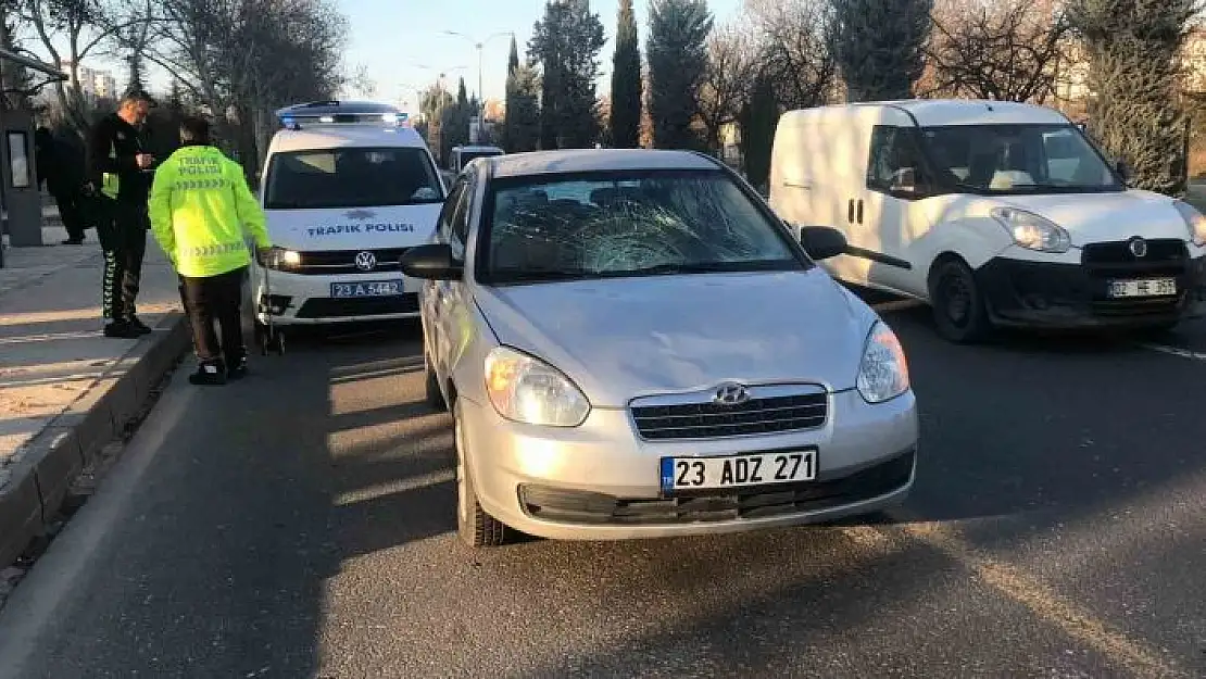 'Elazığda otomobilin çarptığı kadın yaralandı'