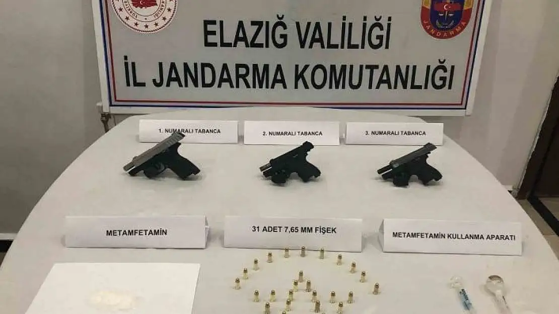 'Elazığ´da ruhsatsız silah ve uyuşturucu operasyonu: 2 gözaltı'