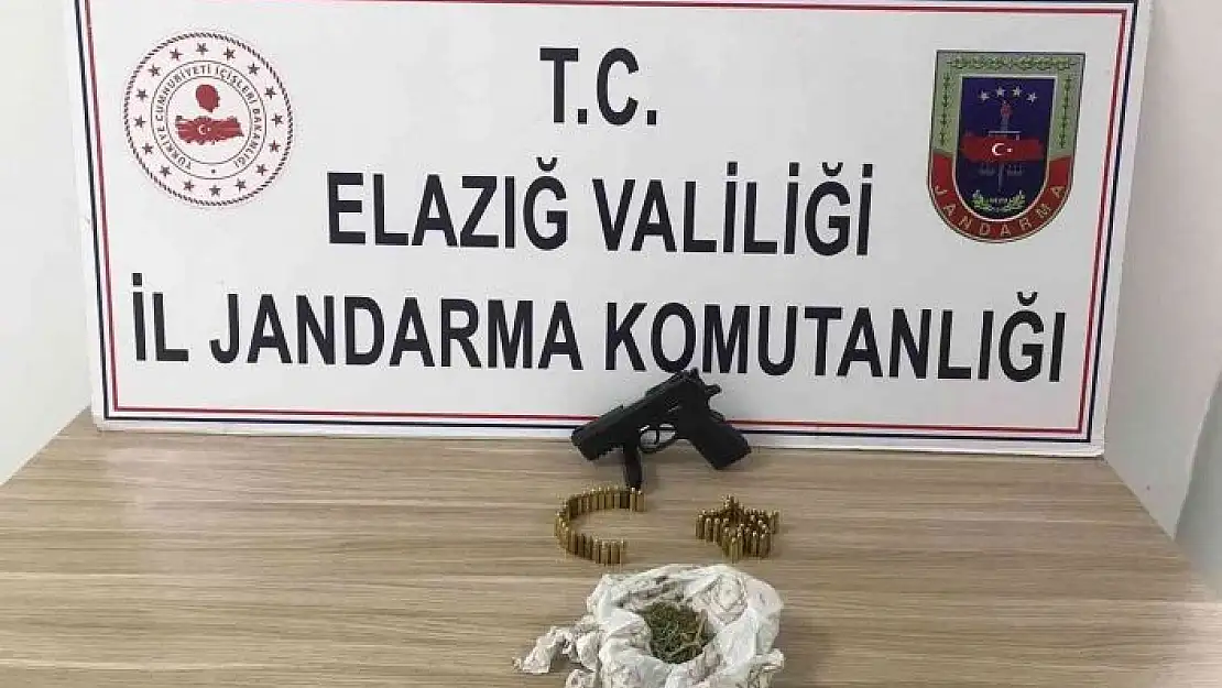 'Elazığ´da ruhsatsız tabanca  ele geçirildi: 1 gözaltı'