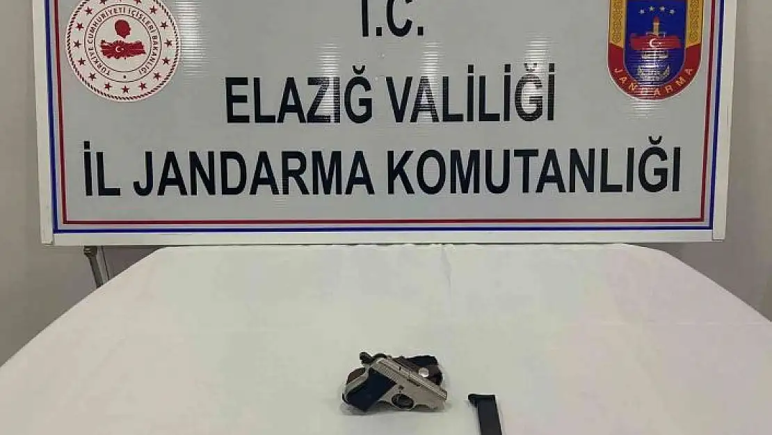 'Elazığ´da ruhsatsız tabanca ele geçirildi'