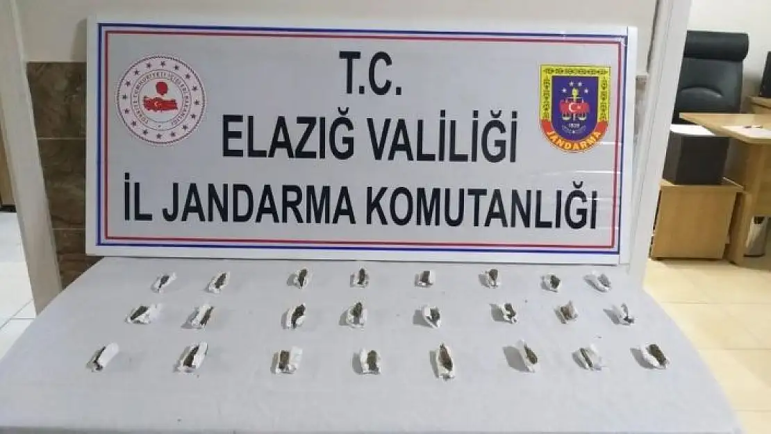 'Elazığ´da satışa hazır uyuşturucu paketleri ile 1 şüpheli yakalandı'