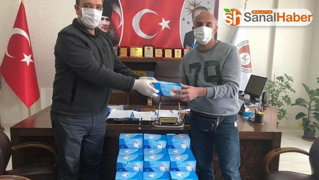 Elazığ'da, spor kulüplerine 7 bin maske
