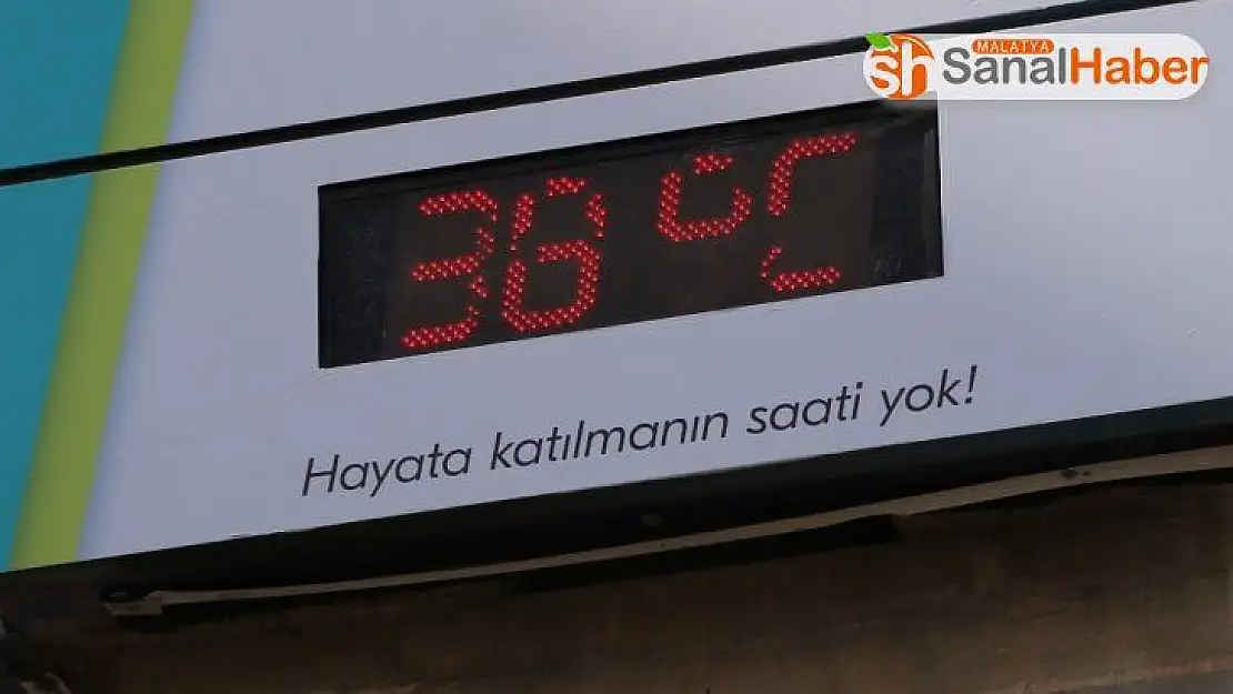 Elazığ'da termometreler 38 dereceyi gösterdi