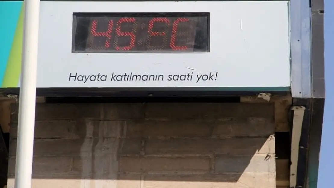 'Elazığ´da termometreler 45 dereceyi gösterdi'